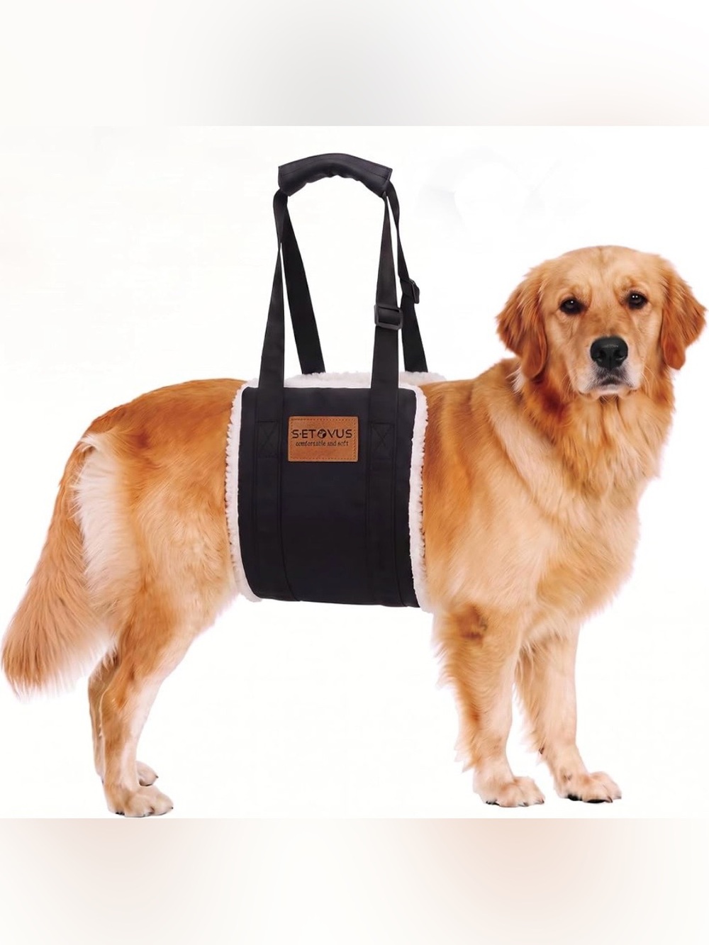 S-ETOVUS Adjustable Dog Lifting Harness, Large Ultra-soft, Strong and Durable, P